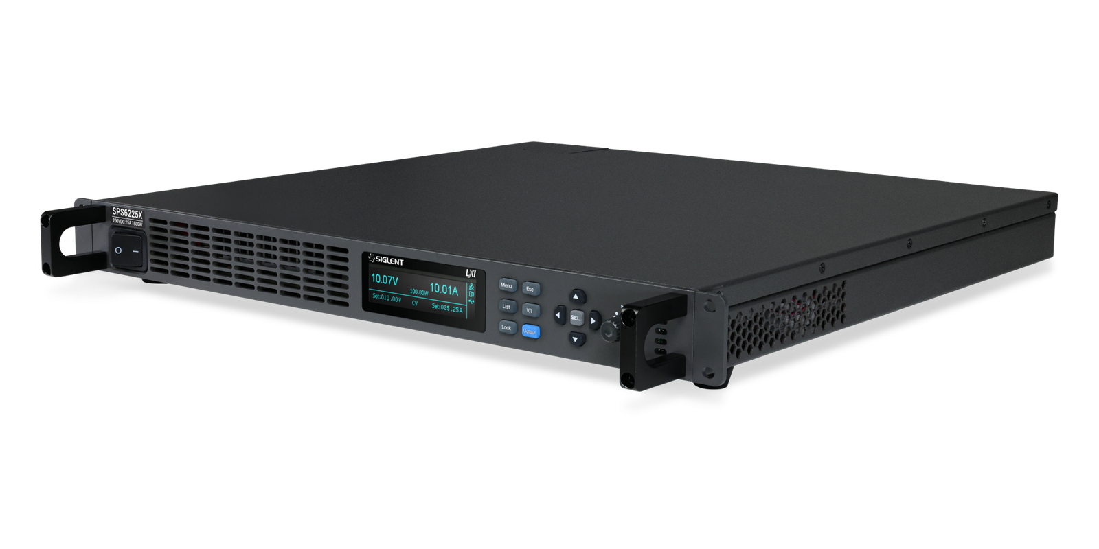 SIGLENT SPS6000X rear panel USB LAN analog control and output terminals